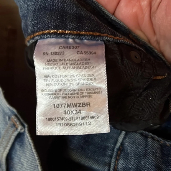 Wrangler jeans. Like new. Slim boot. - Picture 5 of 5